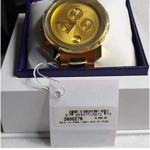 Movado Gold Men’s Watch - Picture 2 of 10